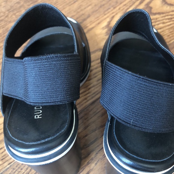 Rudsak black and white heeled sandal - Picture 6 of 7